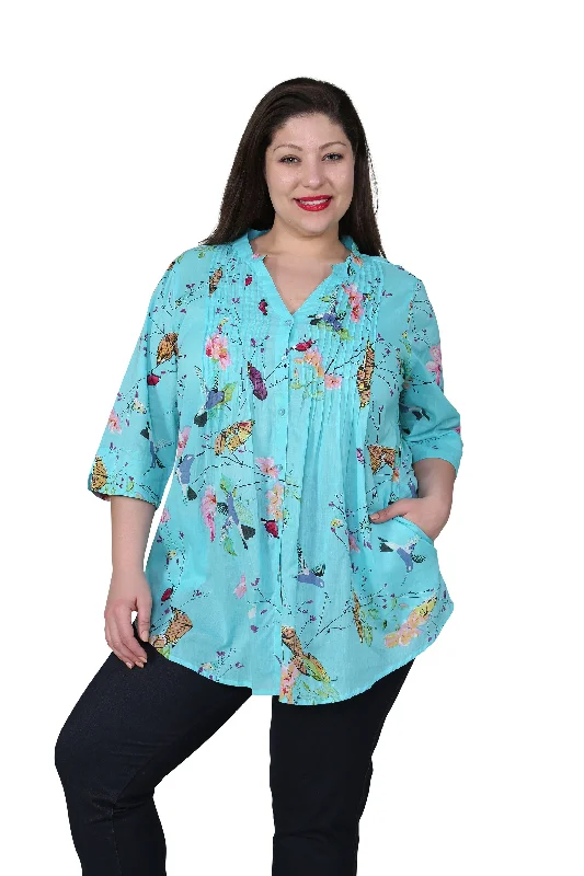 Today Only Plus Size Nature At It's Best Release Print Tunic