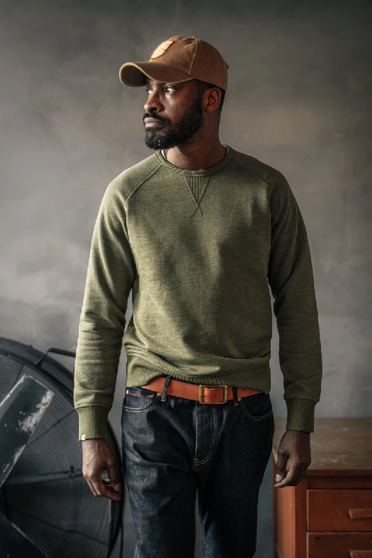 Daily Deals &SONS Surplus Green Sweatshirt