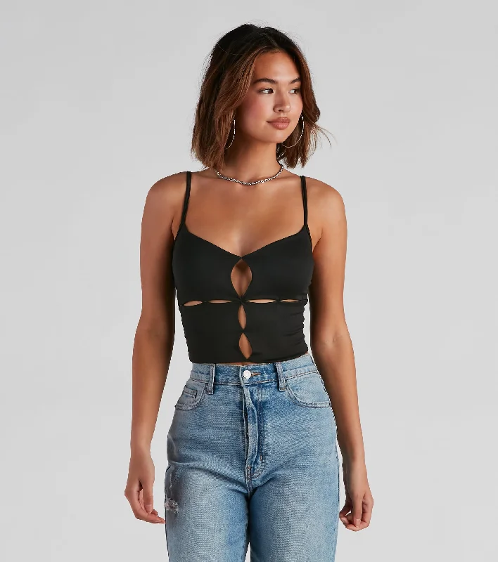 Weekend Bargains to Snag Just A Slice Cutout Crop Top