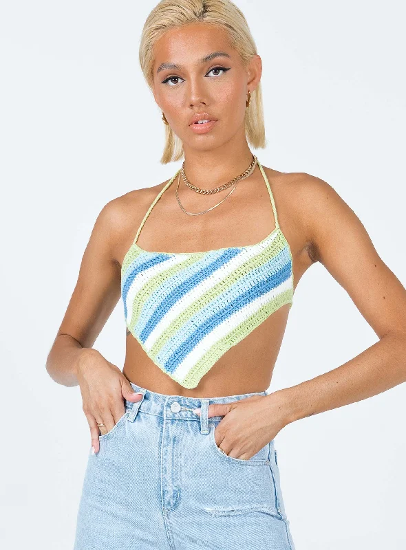 Referral Discount Vermont Top Green / Blue