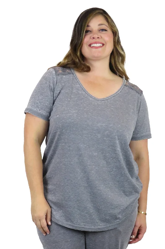 Midnight Madness Plus Size Soft & Supple V-Neck Knit Top