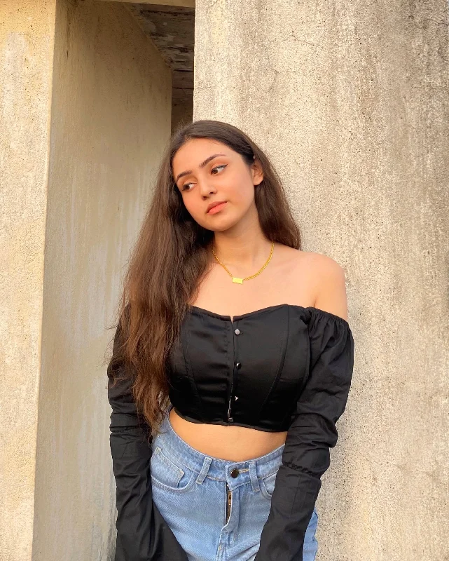 Special Discount Nova corset top Black
