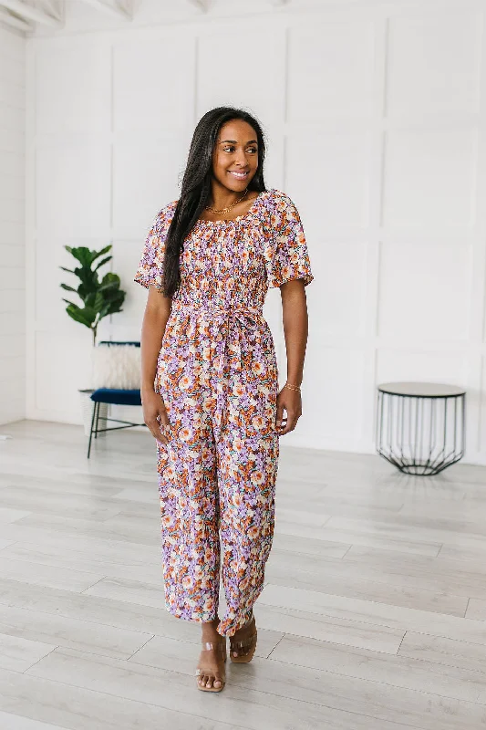 Stock Clearance Better Than Fine Floral Jumpsuit