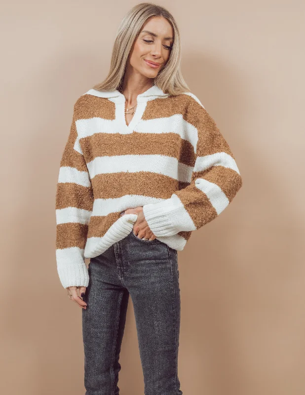 Weekend Deals That Dazzle Tiff Striped Sweater