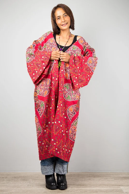 Can't Miss Red Mandala cardigan