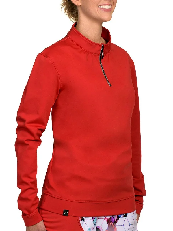 Bargain Blast Boyfriend Pullover Red - FINAL SALE