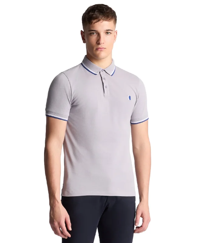 Take Advantage ID24403-Remus Purple Tipped Polo Shirt