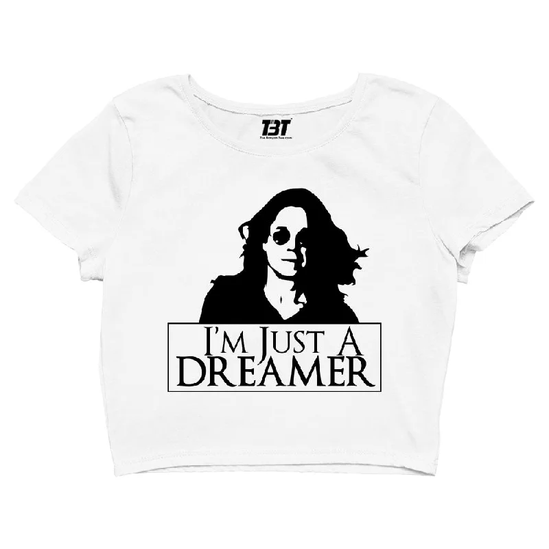 New Deals Black Sabbath Crop Top - I'm Just A Dreamer