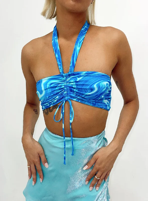 Exclusive Preview Piaz Top Blue