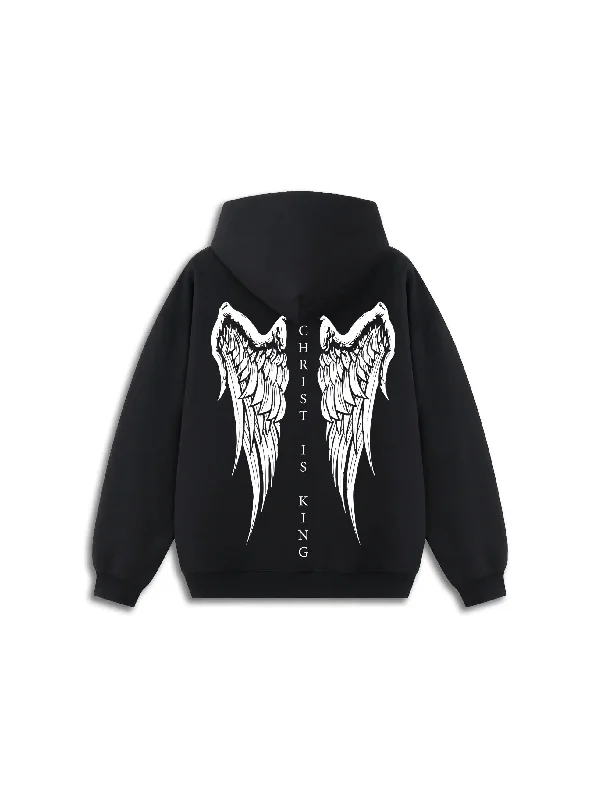 Super Bargain Christ Is King Wing Hoodie