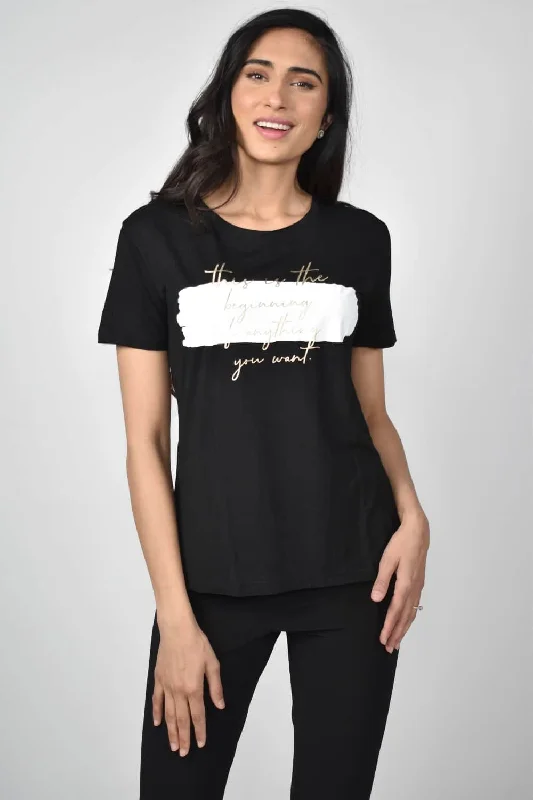 Unbeatable Prices Frank Lyman Top 213164U Black/Off-White