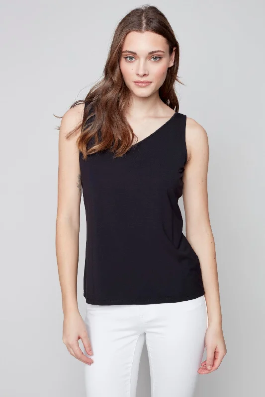 YEAR-End Clearance Charlie B Cami C1243SPK-BLK Black