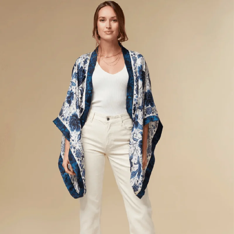 Daily Deals Jessica Kayll Florence Silk Kimono Top
