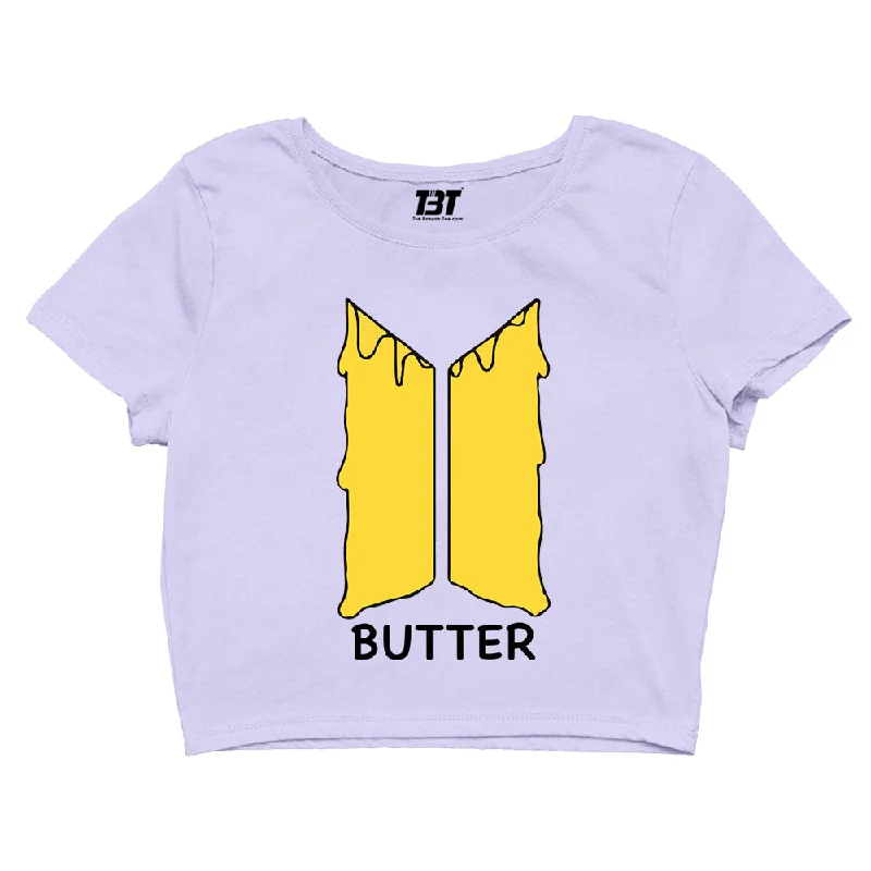 Best Seller BTS Crop Top - Butter