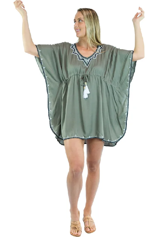 Savings Galore Embroidered Batwing Top