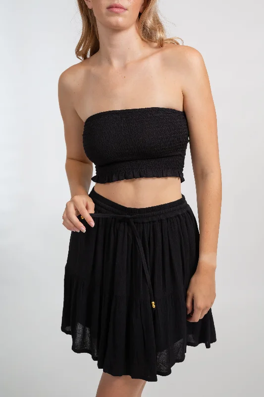 Epic Deals Miami Smocked Bandeau Top