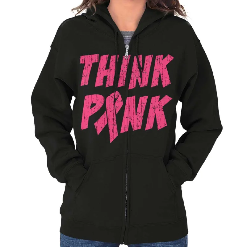 Shop and Save Think Pink Zip Hoodie