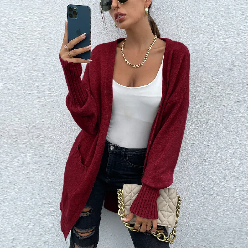 Epic Deals Wholesale Hit Color Knitted Cardigan For Women