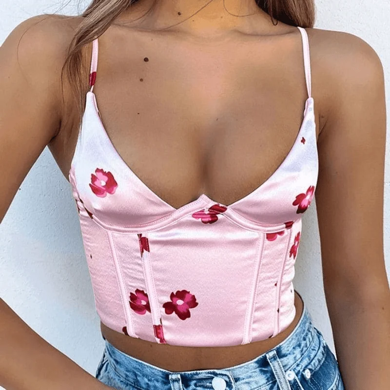 Mega Sale Floral Satin Top