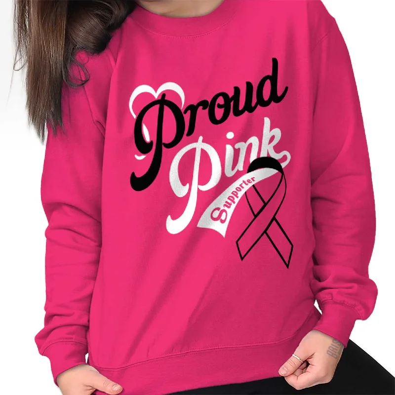 Weekend Deals to Make You Smile Breast Cancer Awareness Crewneck Sweatshirt