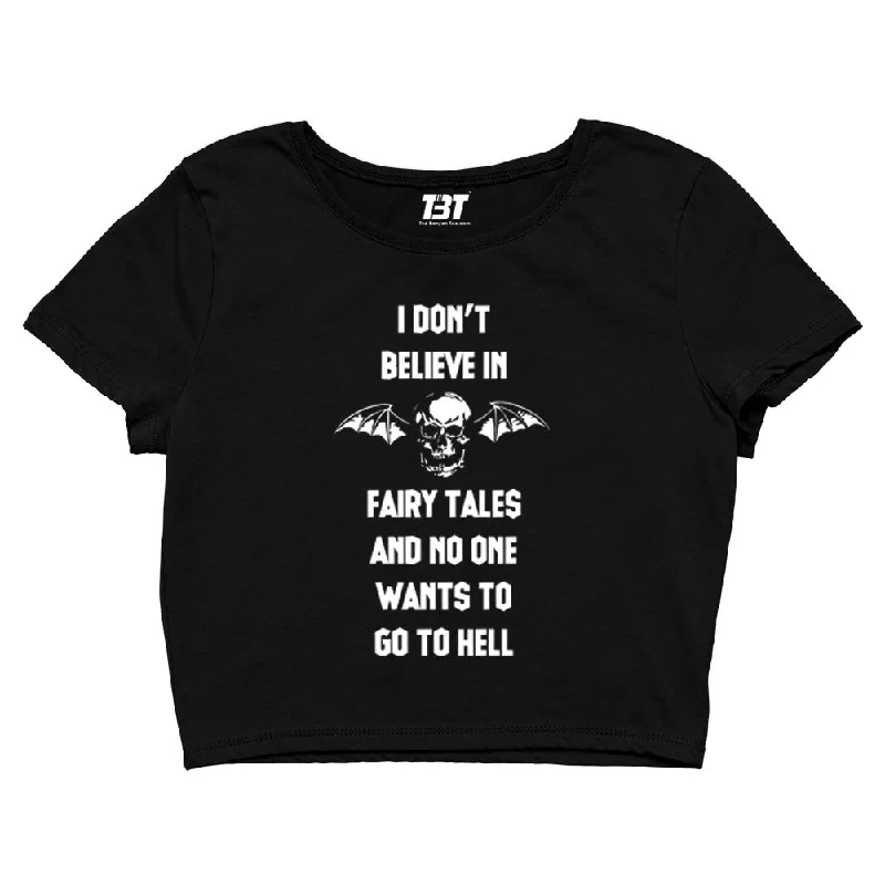 Weekend Deal Avenged Sevenfold Crop Top - Beast and the Harlot