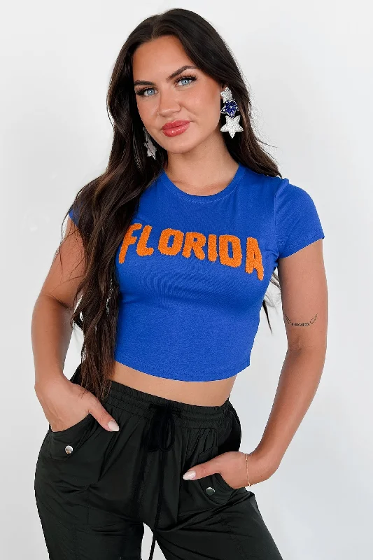 Markdown Sale Rep My Team Textured Graphic Tee (Florida)