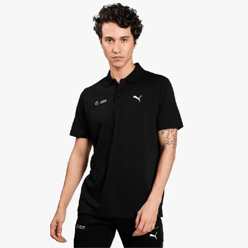 Weekend Deals to Make You Happy Puma Mens Mapf1 Essential Short Sleeve Polo Golfer Black