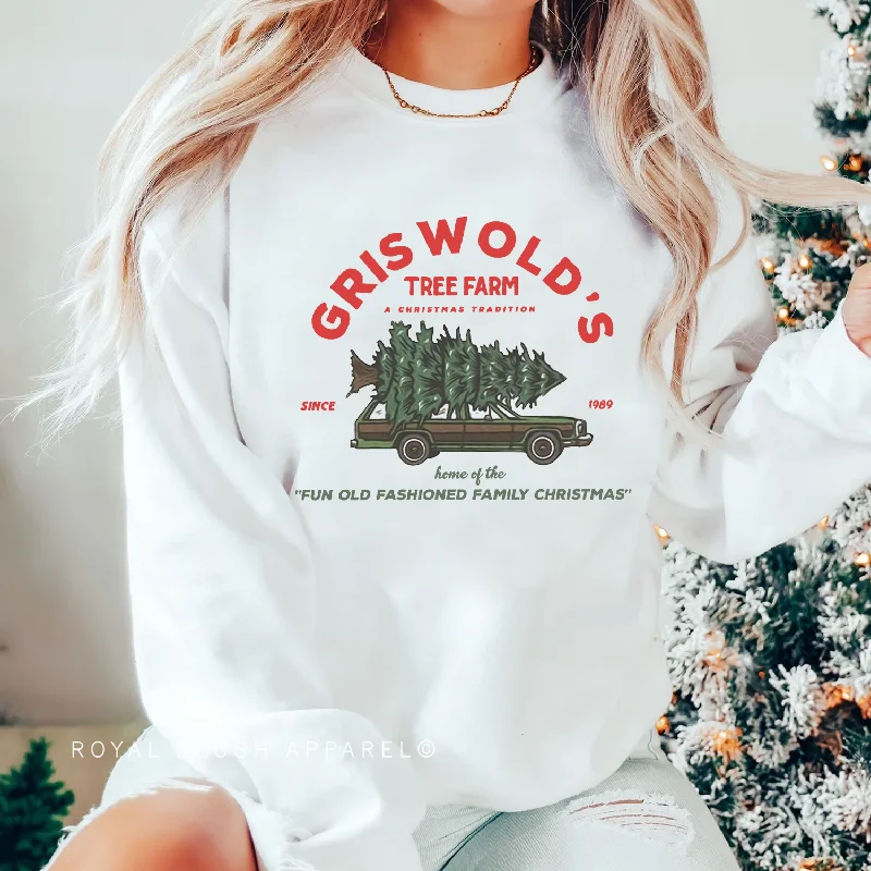 Great Deals Griswold's Fun Old Fashioned Family Christmas Sweatshirt