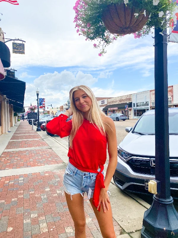 Steal Deal One Shoulder Top