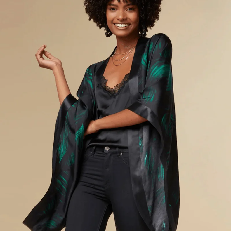 Instant Discount Jessica Kayll Kate Silk Kimono Top