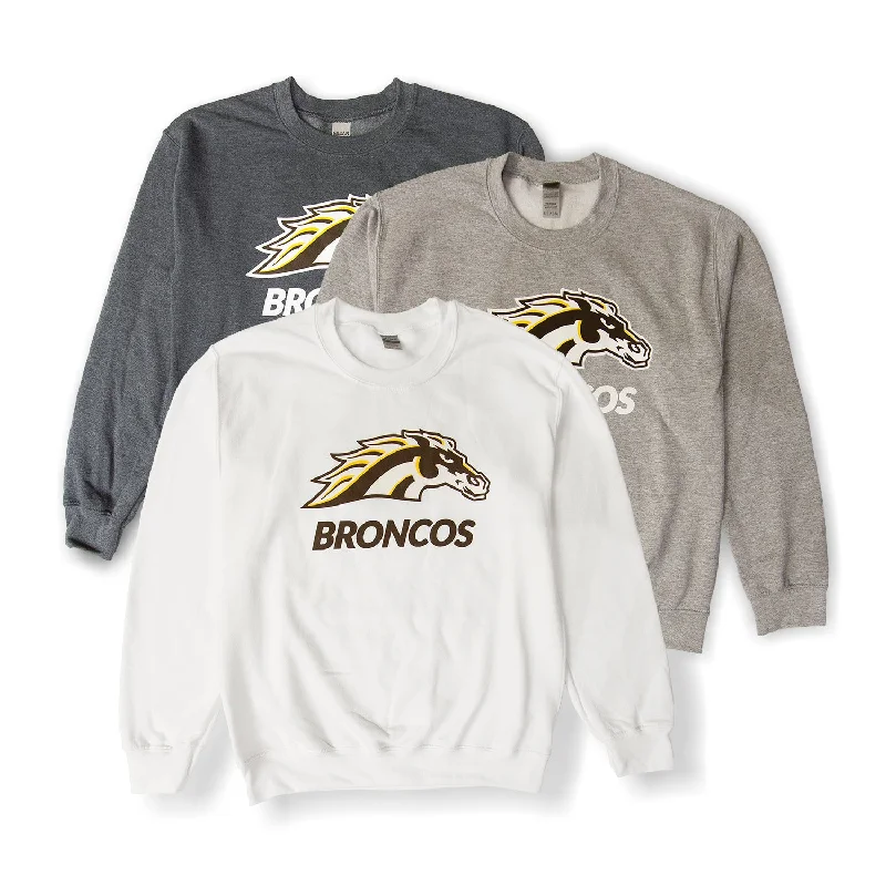 Make Your Weekend Count with Savings Broncos Spirit Mark Crewneck