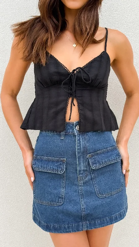 Epic Deals Nela Top - Black