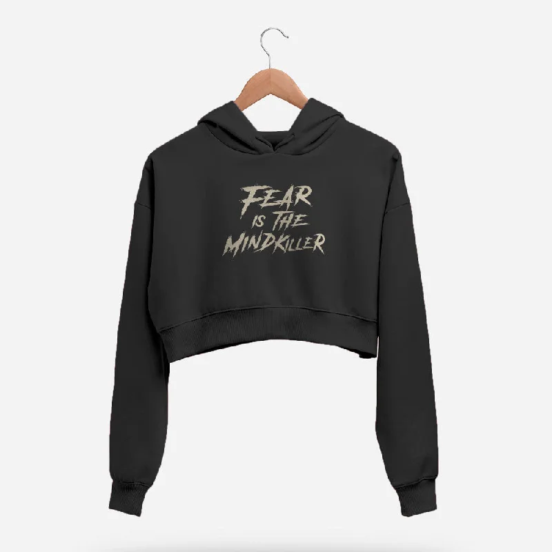 Discount Days Fear Is The Mindkiller Crop Hoodie