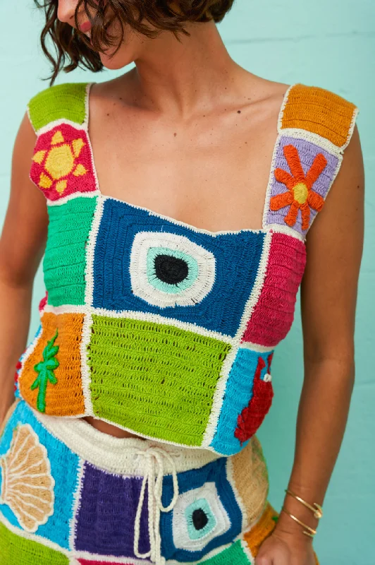 Weekend Bargains to Enjoy Crochet Patchwork Top