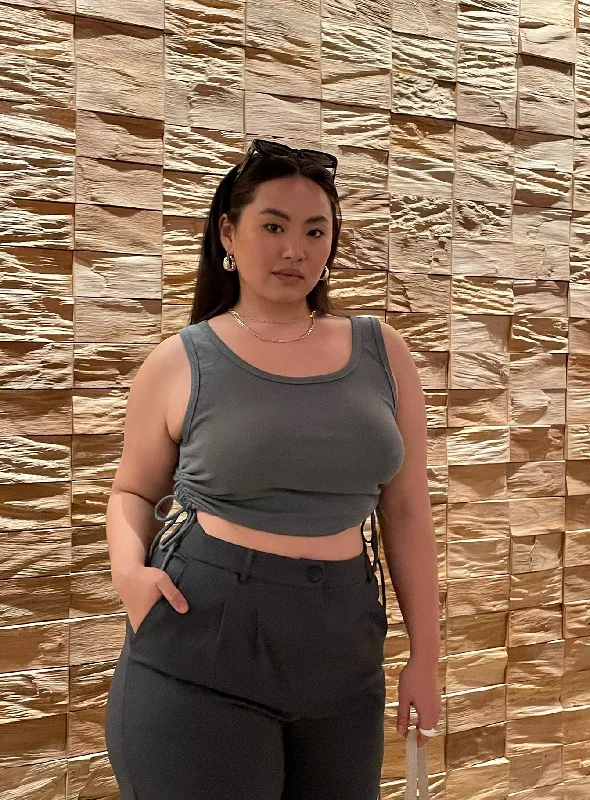 Act Fast Organic Madelyn Top Green Curve