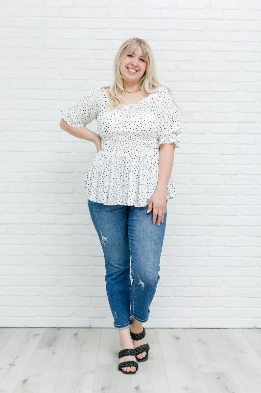 Super Deal Chose Me Dotted Top