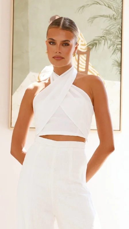 Weekend Deals You Can't Resist Carmilla Top - White