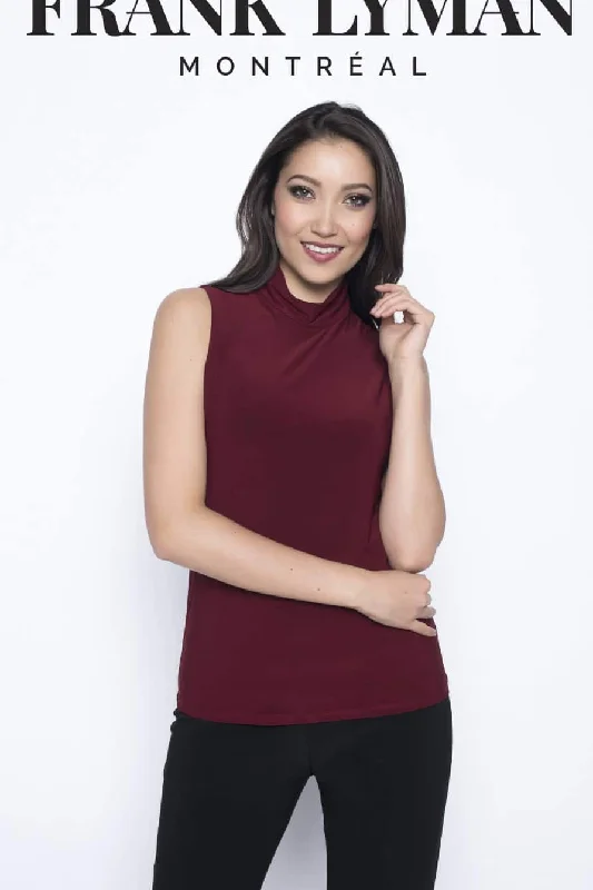 Limited Quantity Frank Lyman Top Style 193008-BUR Burgundy