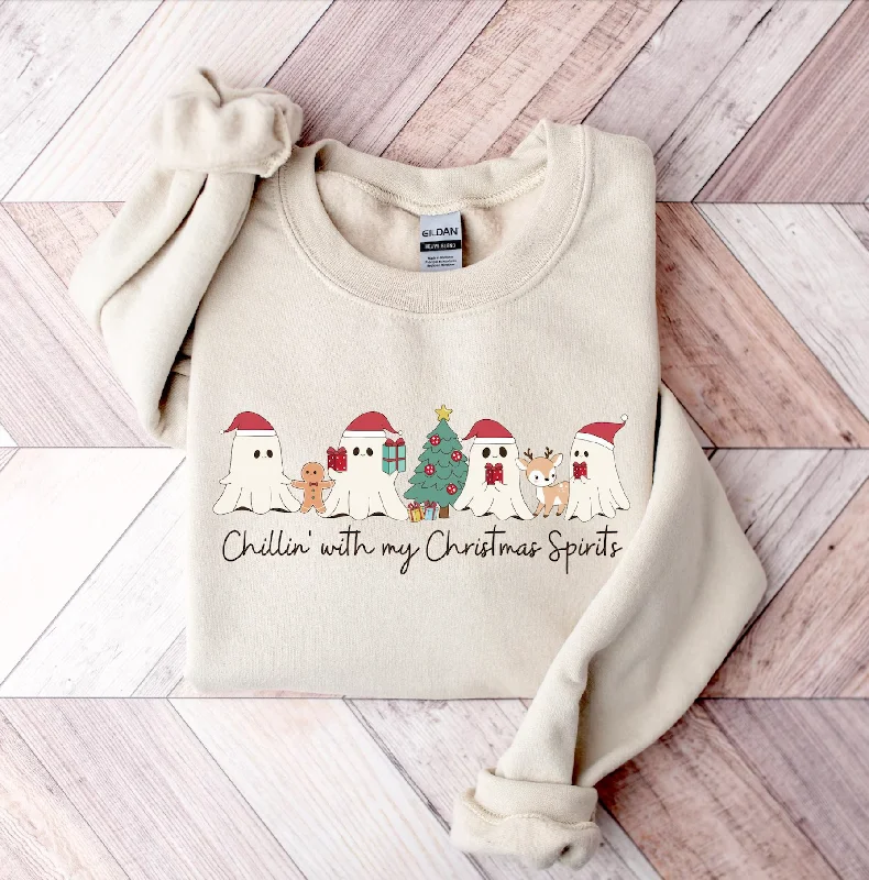 Unmissable Offer Christmas Spirits Graphic Sweatshirt