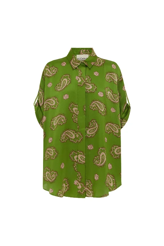 Seasonal Clearance Dice Silk Shirt