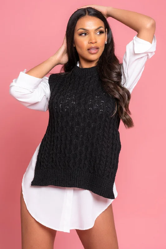 Major Savings Knitted Vest Jumper