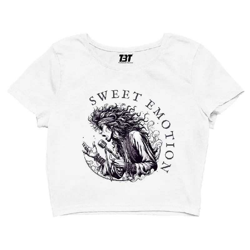 Fantastic Offers Aerosmith Crop Top - Sweet Emotion