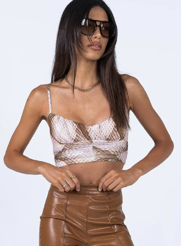 Weekend Offers That Shine Coraline Top Brown