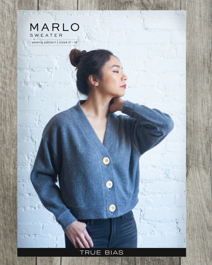 Closeout Marlo Sweater - Sewing Pattern | True Bias | Size 0-18