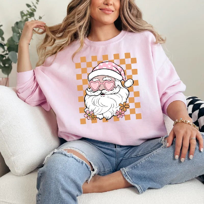 Weekend Savings Bonanza Boho Santa Graphic Sweatshirt