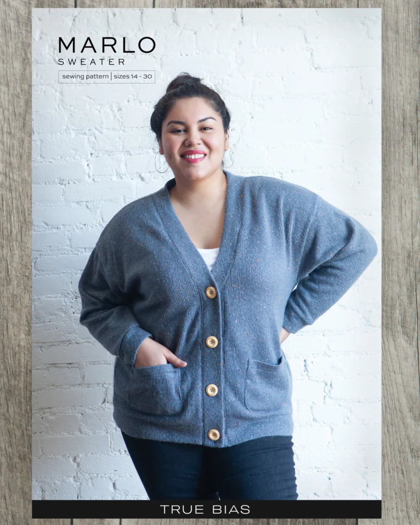 Buy Now Marlo Sweater - Sewing Pattern | True Bias | Size 14-30