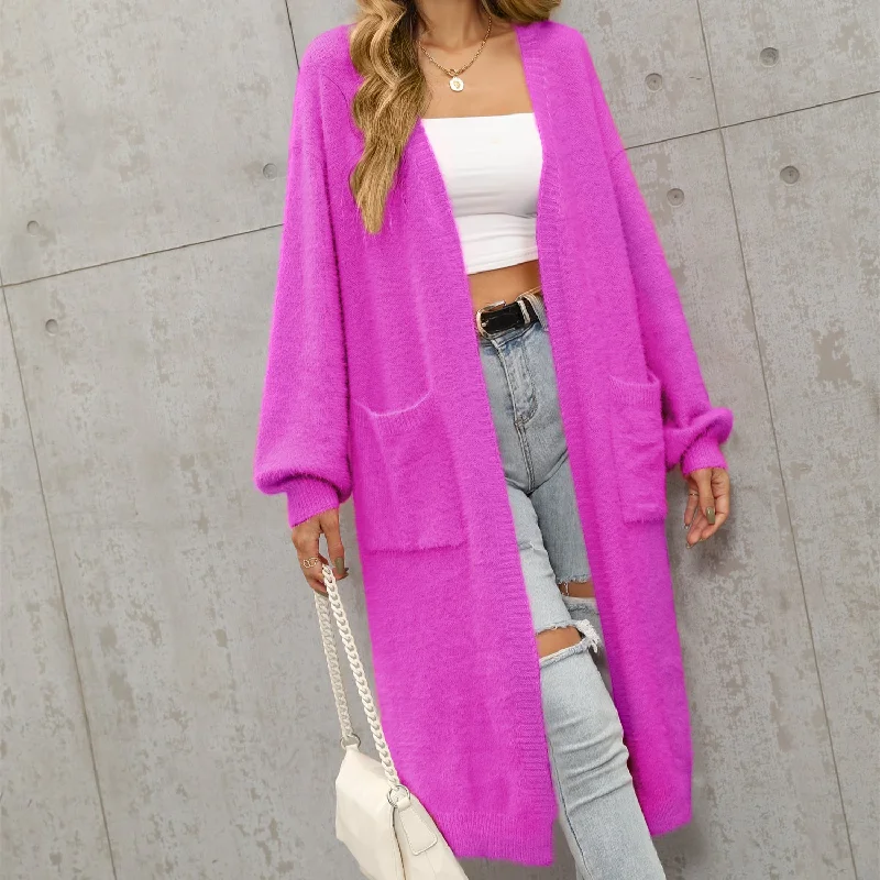 Low Prices Solid Color Mink Fur Wholesale Cardigan Coat