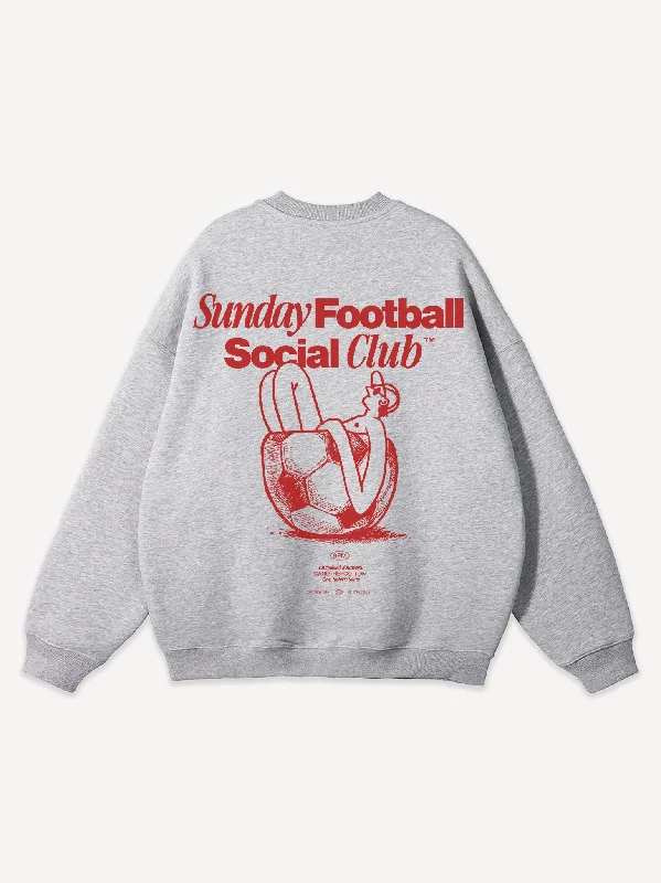 Fantastic Deals Sunday Football Social Club Oversize Sweatshirt