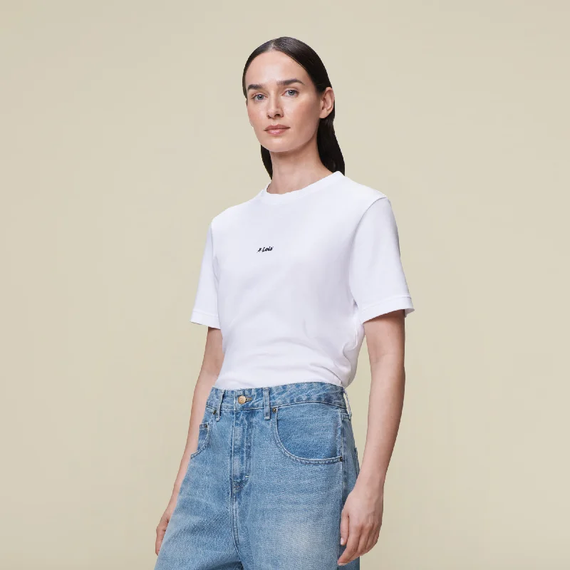 Special Savings Cherry Tee Lois Center - Cropped Tee