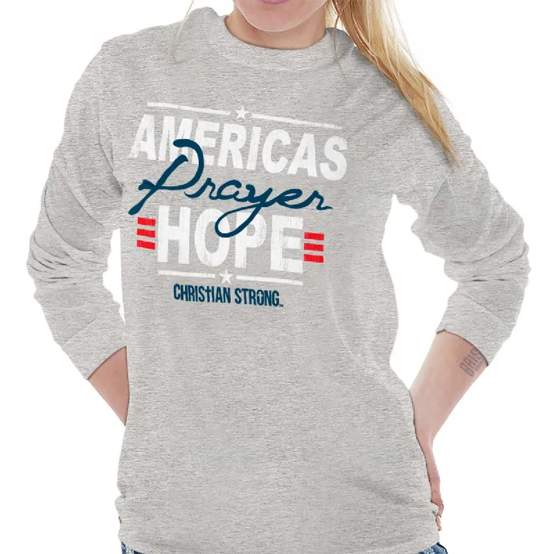Limited Quantity America's hope Long Sleeve T-Shirt